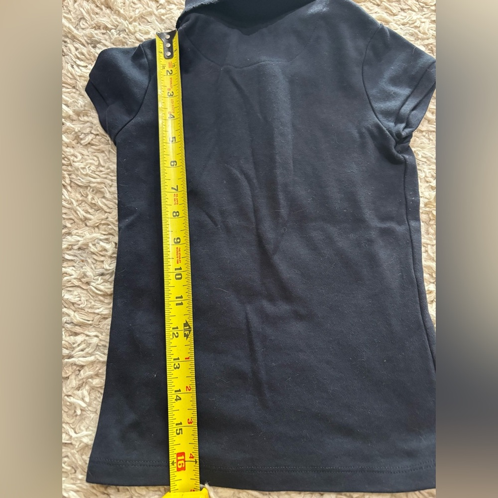 Classic Blue IZOD Girls Polo Shirt Sz 7 8 School Uniform - Picture 4 of 5